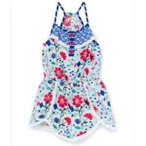 Matilda Jane Tug of War Shorts Romper with Pockets Size 6